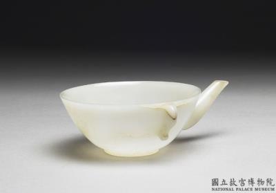 图片[3]-Jade teapot in the shape of a two-handled bow. Central Asia to Eastern Europea-China Archive